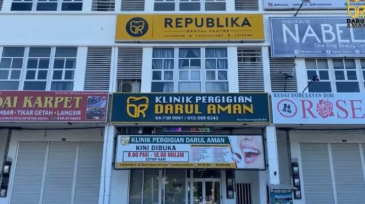 klinik pergigian darul aman alor setar mentaloon