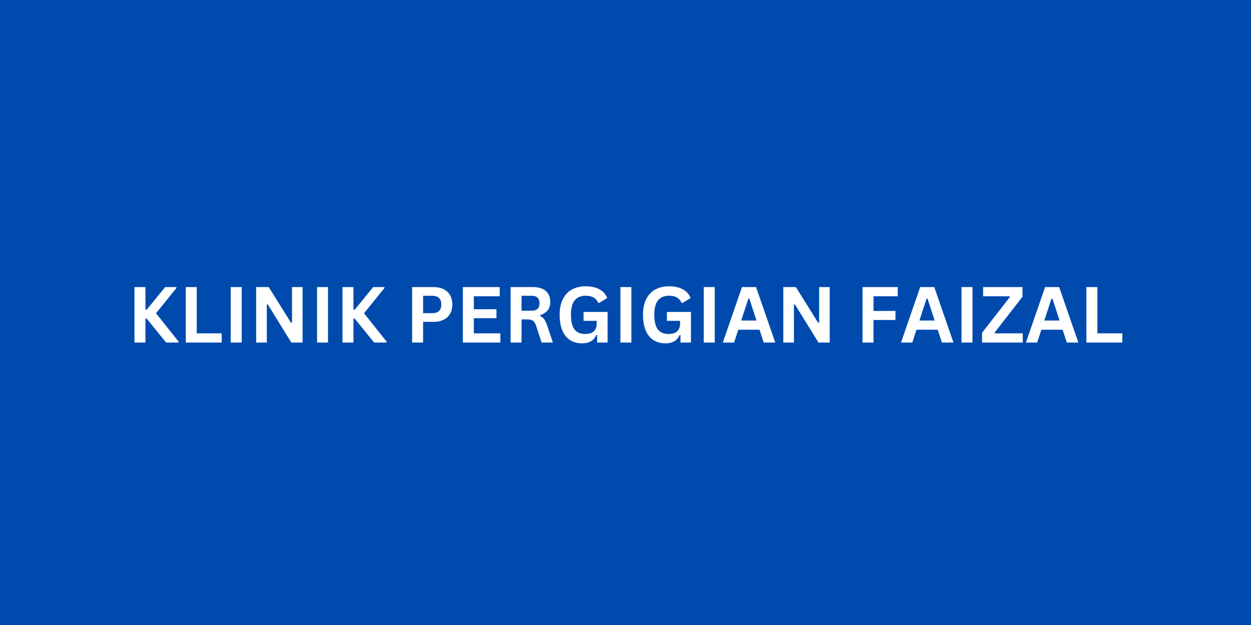 Klinik Pergigian Faizal 1 klinik pergigian faizal scaled